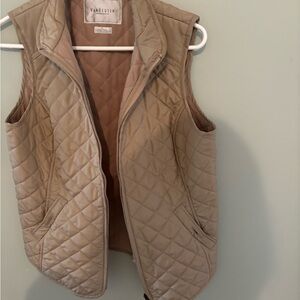 Van Heusen Women's Beige Quilted Vest